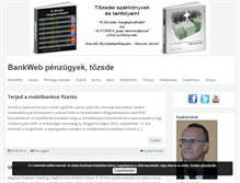 Tablet Screenshot of bankweb.hu